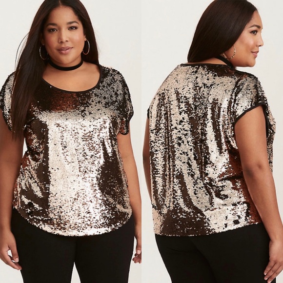 3x sequin top